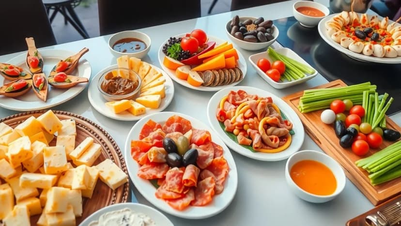 Kall plockmat till fest som gäller