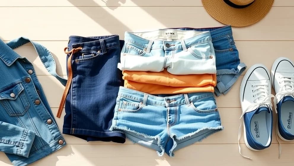 Kortbyxor med låg midja som passar perfekt