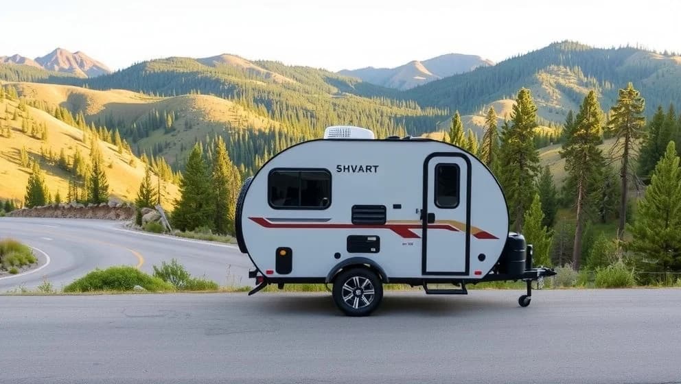 Liten husvagn 750 kg för hemåt och äventyr