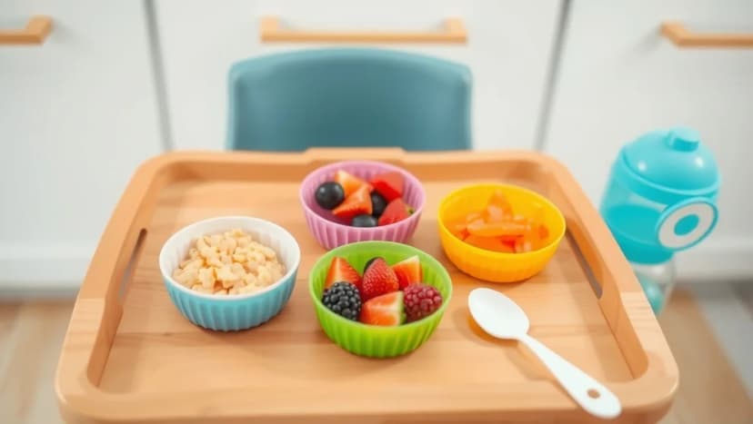 Matschema för 6 månaders bebis