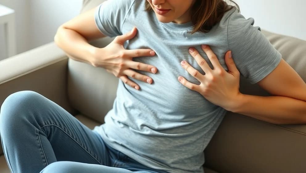 Obehaglig känsla under vänster revben