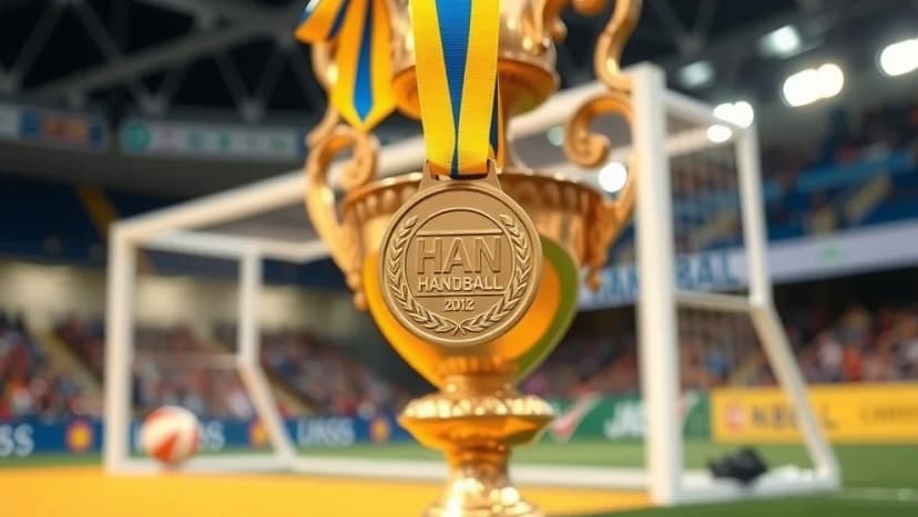 Sveriges herrlandslag i handboll vinner guldmedaljer