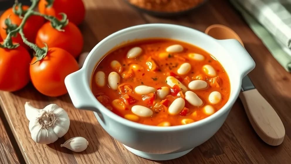 Vita bönor i tomatsås hemma på 30 minuter